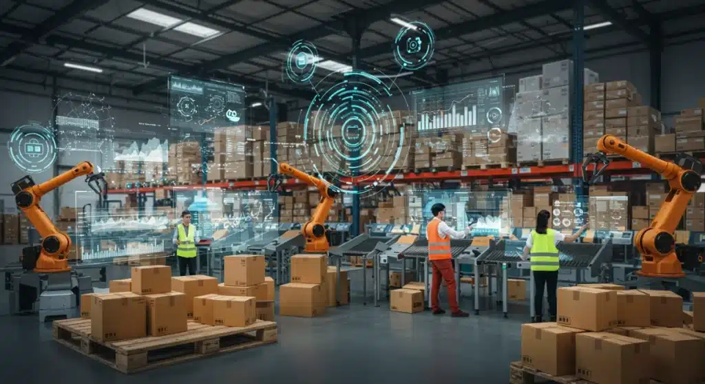 AI & Automation in US E-commerce: 15% Efficiency by 2025