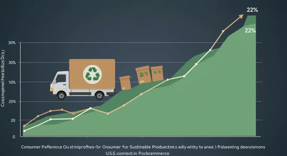 Consumer preference for sustainable e-commerce products chart
