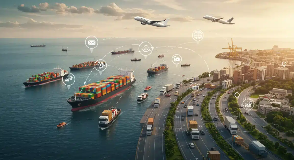 Complex global supply chain logistics for international e-commerce.