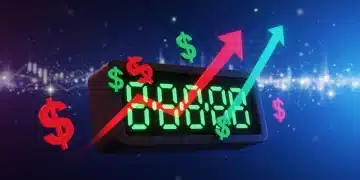 Digital clock counting down with dollar signs, representing limited-time offer urgency for U.S. sales growth.