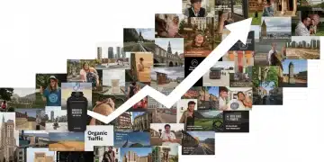 Collage of user-generated content driving organic traffic growth for U.S. brands.