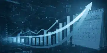 Dynamic digital growth chart showing viral loops leading to 10x user growth by April 2025